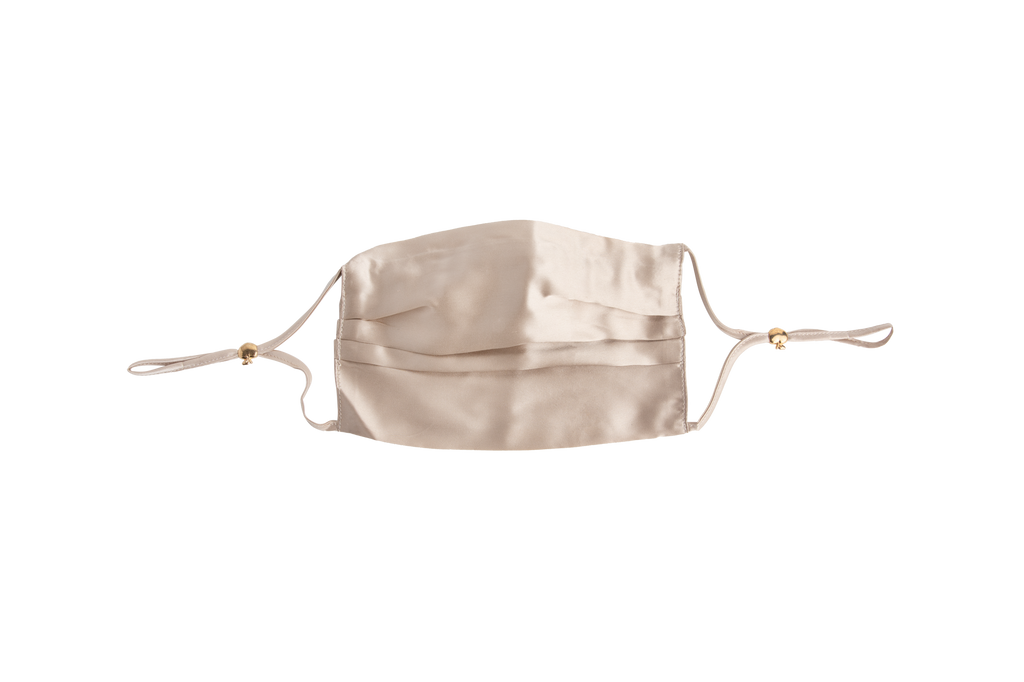 100% Mulberry Silk Face Mask with Filter Pocket and Nose Wire