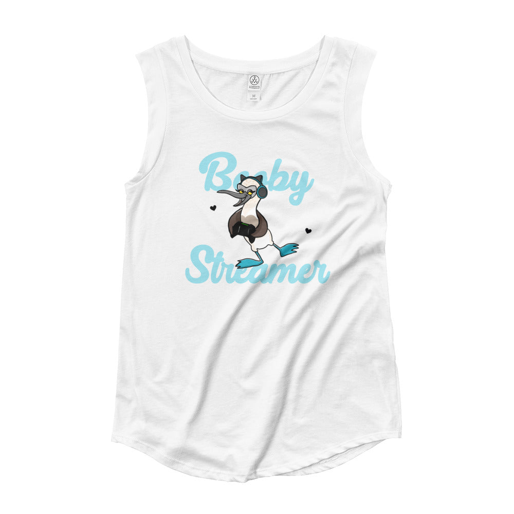 Booby Streamer Ladies’ Cap Sleeve T-Shirt