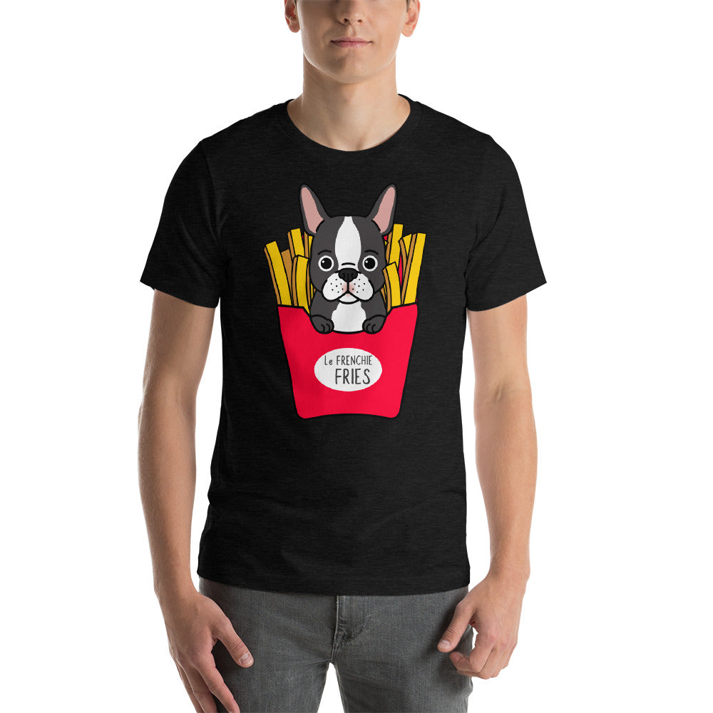 Le Frenchie Fries Cute French Bulldog Tee