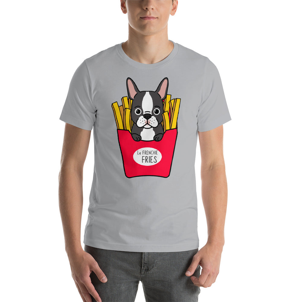 Le Frenchie Fries Cute French Bulldog Tee